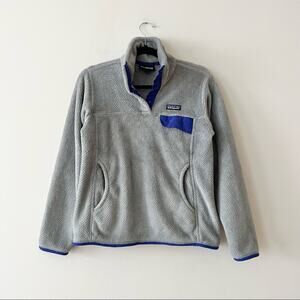 Patagonia Grey Re-Tool Snap-T Fleece Pullover
